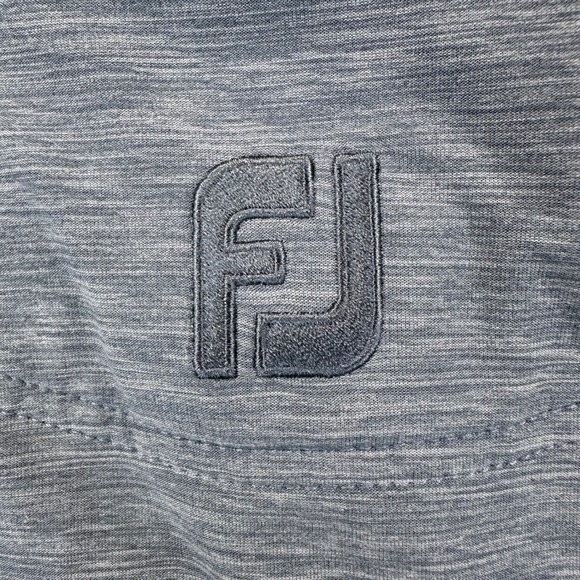 Footjoy 1/4 Zip Golf Performance Pullover Mens 2XL Gray Athletic Fit Polyester - Picture 5 of 12